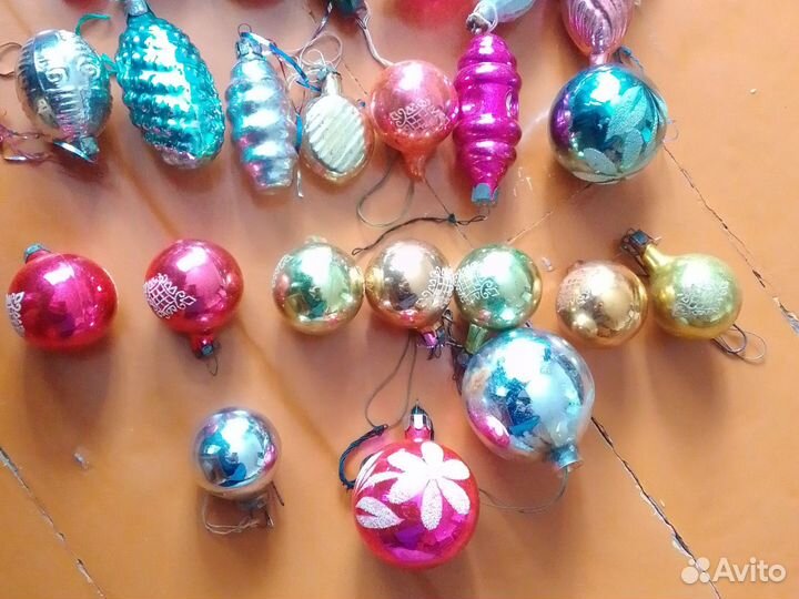 Елочные игрушки СССР одним лотом 45 штук