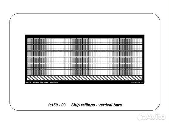 Фототравление aber ABR-1:150-03 1/150