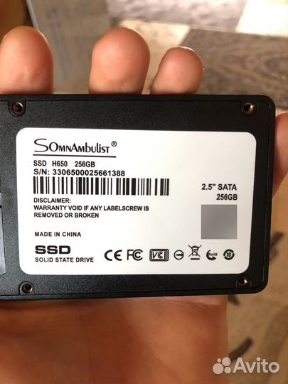 SSD SATA 128Gb/256gb