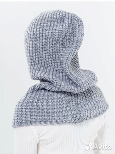 Новый капор зимний женский вязаный
