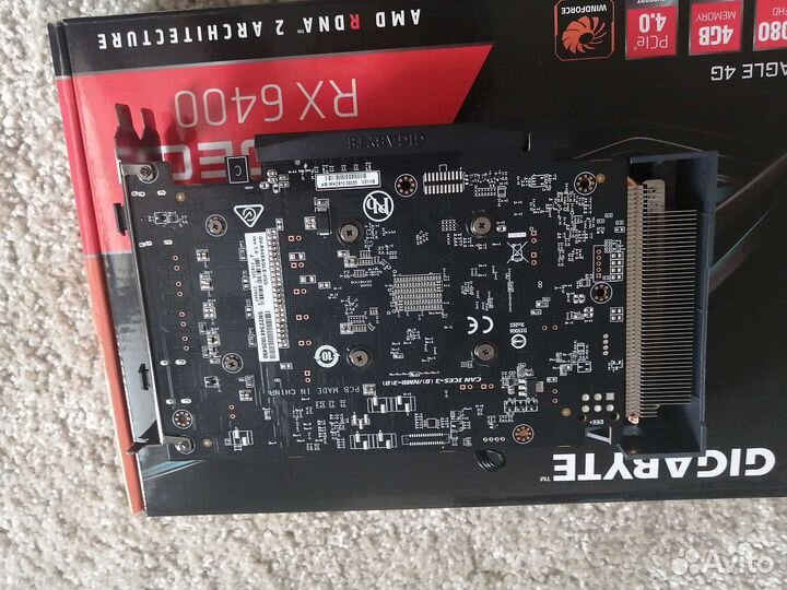 Видеокарта AMD Radeon RX 6400 eagle