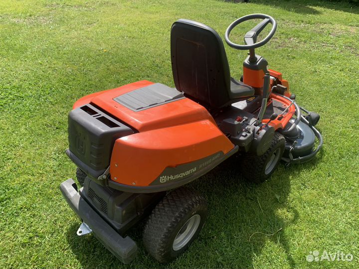 Садовый райдер газонокосилка husqvarna r15v2awd