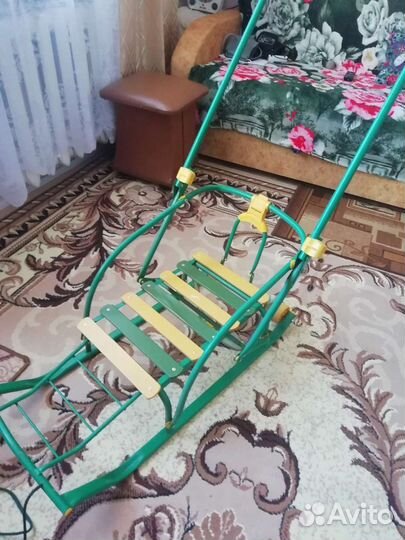 Детские санки на колесах