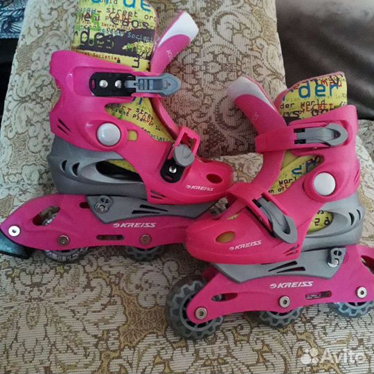 Роликовые коньки детские раздвижные