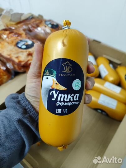 Утка фермерская, колбаса, субпродукты, мясо уток