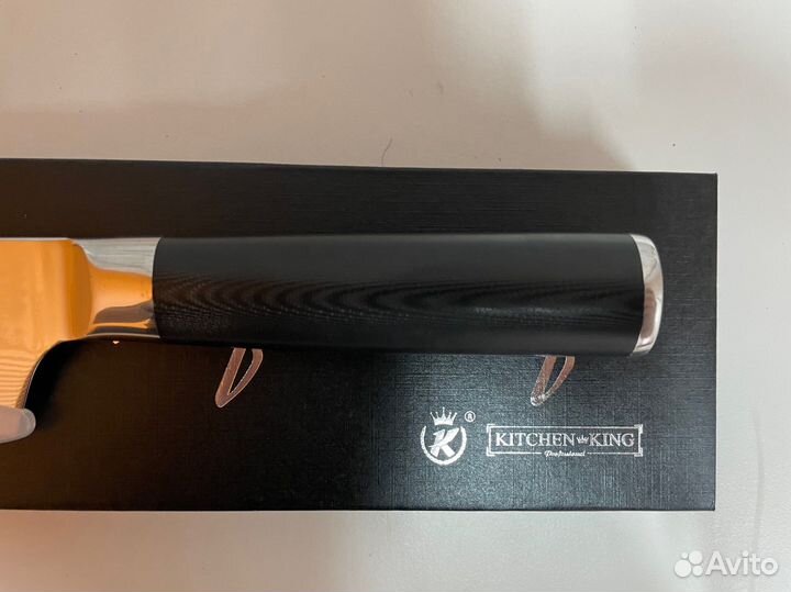 Шеф Нож супер острый дамасская сталь Новый