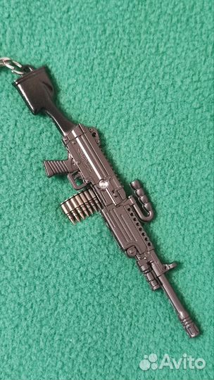 Брелок в виде пулемета, 11см