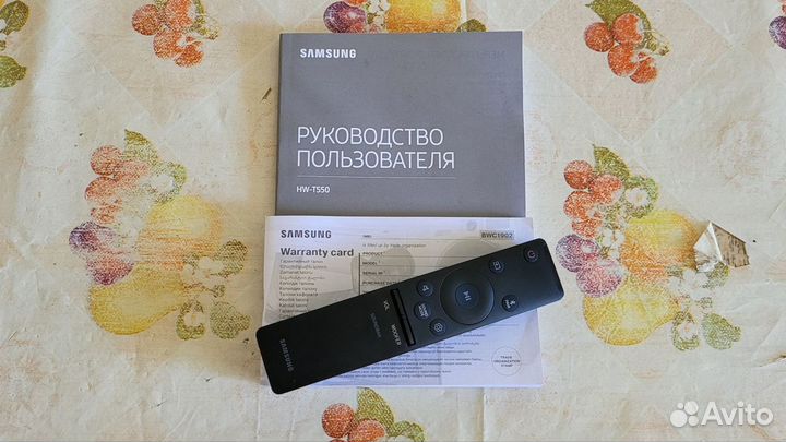 Саунбар samsung HW T-550