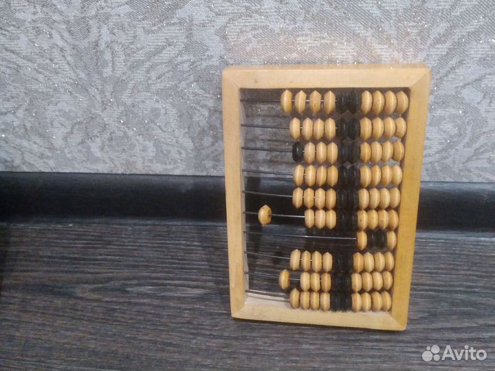 Счеты ученические деревянные СССР