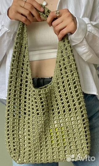 Авоська/Сумка вязанная, любой размер/цвет/пряжа