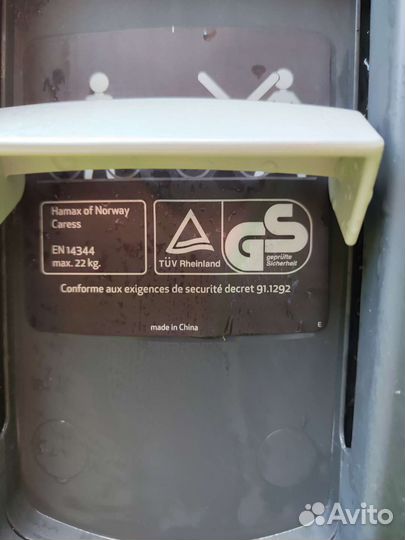 Детское велокресло hamax caress