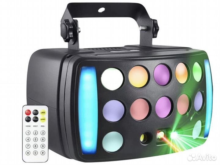 Светомузыка бабочка 4 в 1 Derby Led Bar