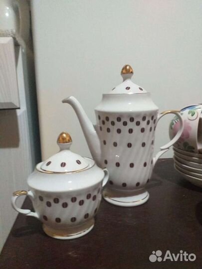 Кофейный набор,винтаж,Рижский ффз