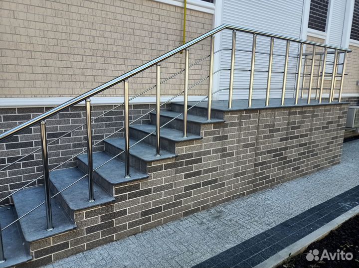 Перила с поручнем пвх
