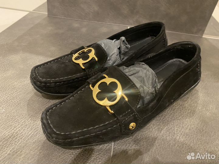 Louiis Vuitton оригинал женские лоферы 38,5