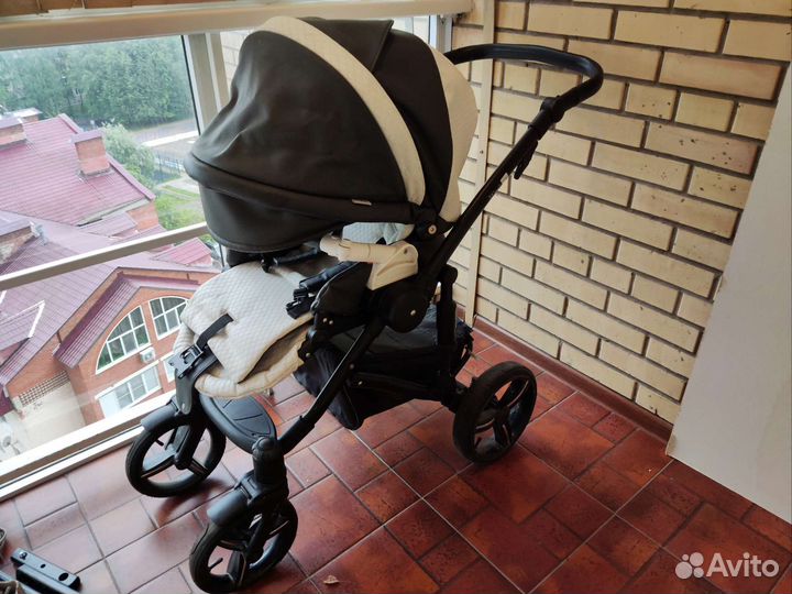 Детские коляски 2 в 1 эко кожа