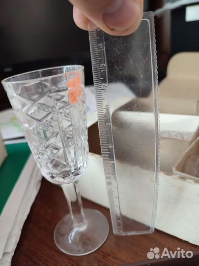 Рюмки/фужеры хрустальные СССР новые