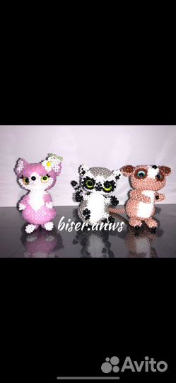 Фигурки из бисера