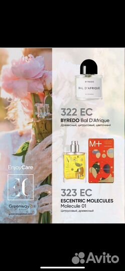 Духи Гринвей (Парфюмерия Импирео) Chanel,DG, Dior