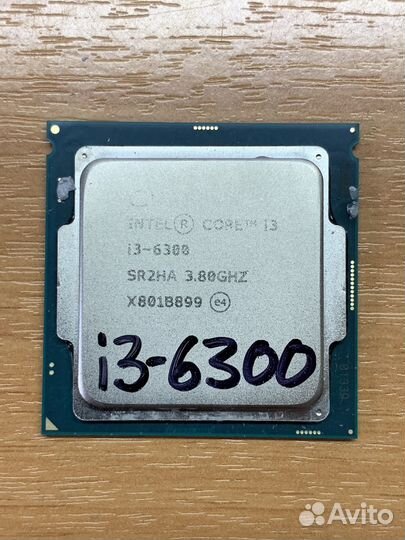 Процессор 1151 intel Core i3-6300 3.8GHz