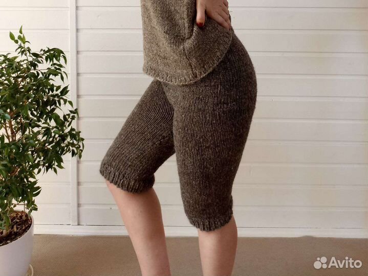 Панталоны шерстяные, ручная вязка