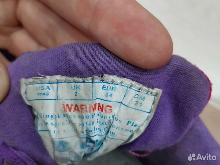 Кроссовки ролики Heels на колёсах. 34 размер