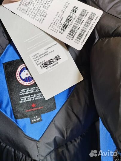 Меховой пуховик Canada goose премиум