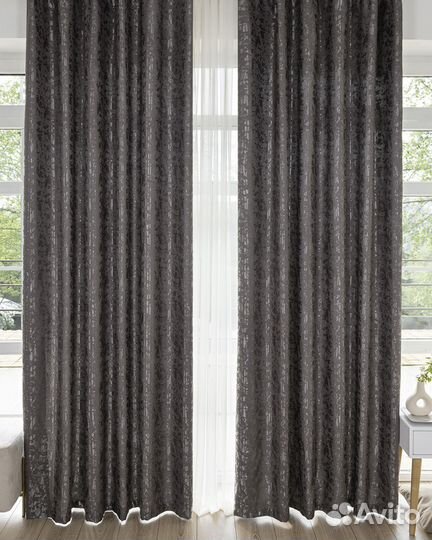 Шторы мрамор Версаль какао