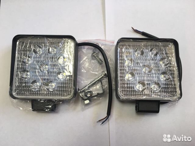 Вспышки фсо новые пара 105*105*25/27w