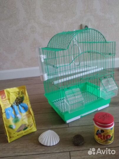 Клетка для волнистого попугая (+ подарок)
