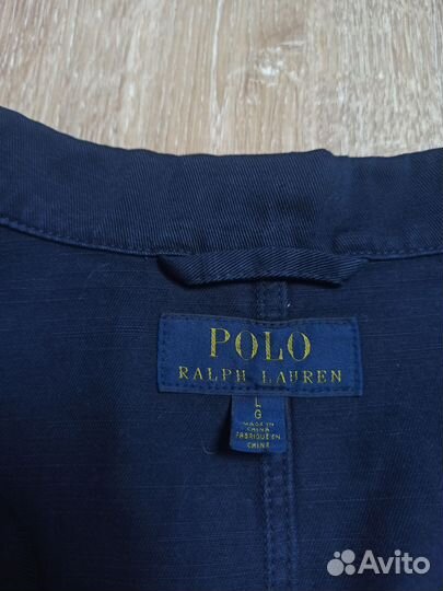 Хлопковый пиджак Polo Ralph Lauren L оригинал