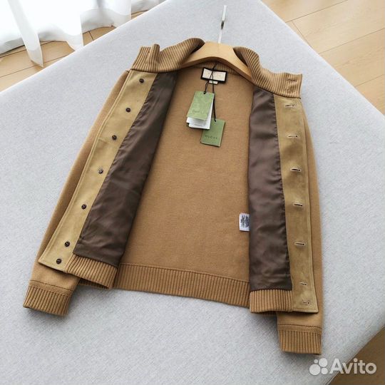 Куртка замшевая мужская Gucci