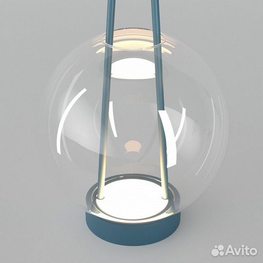 Настольная лампа декоративная Eurosvet Frasco 80507/1 синий