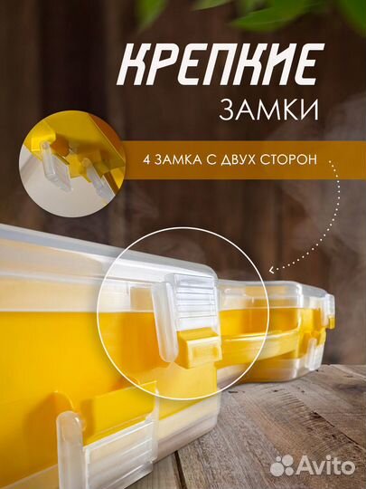 Ящик для хранения мелочей Органайзер для рыбалки