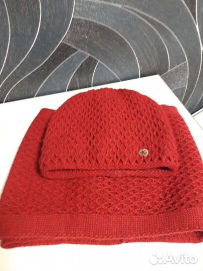 Шапка и снуд женский