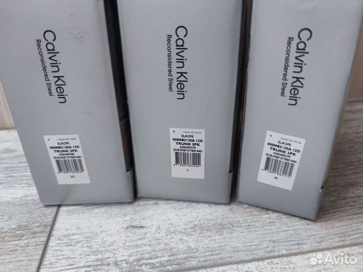 Calvin klein мужские трусы 3 шт оригинал M, L, XL