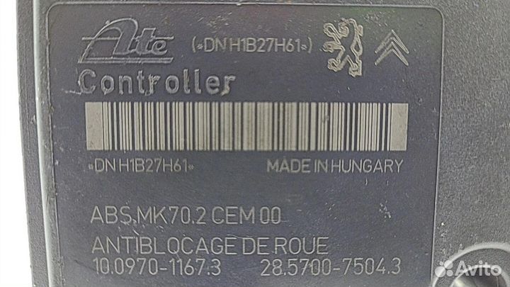 Блок абс 00004541SA Citroen C3 2010-2016 года