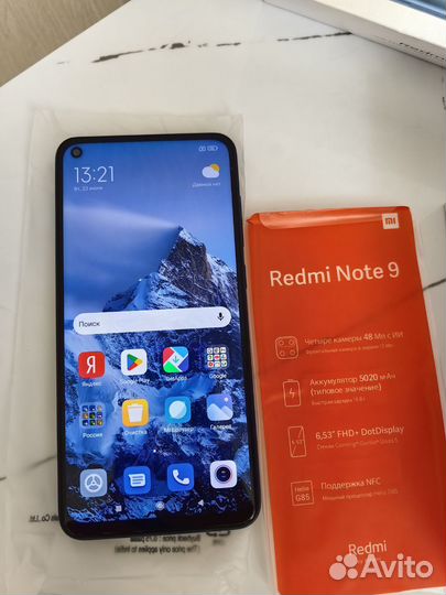 Xiaomi Redmi Note 9, 4/128 ГБ