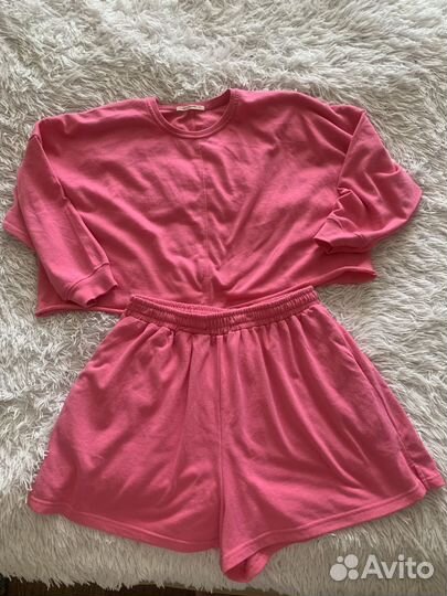 Летний женский костюм с шортами 50 52