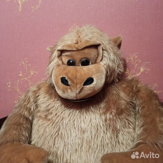 Обезьяна большая мягкая игрушка