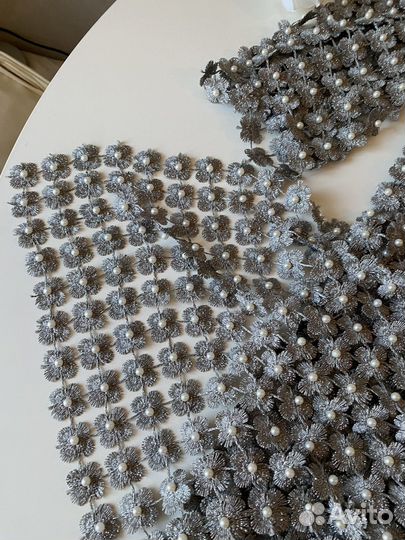 Накидка туника бусины