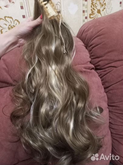 Хвост шиньон на крабе