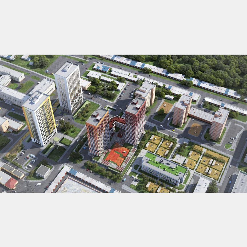 2-к. квартира, 47 м², 13/25 эт.