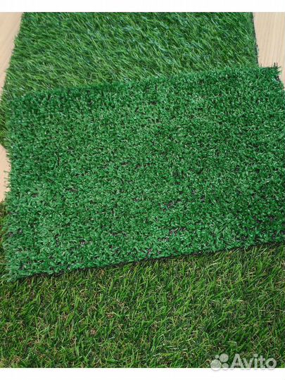 Коврик искусственная трава 18 мм, размер 1х2м, Тюм