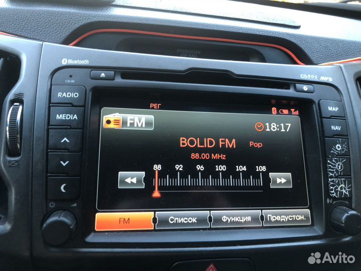 Автомагнитола kia sportage 3