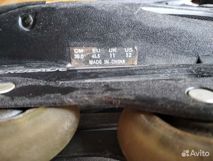 Ролики rollerblade Geo Blade 1,5. Размер 45.5