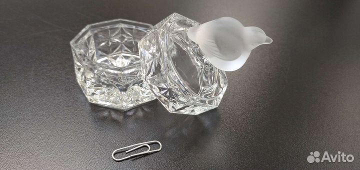 Шкатулка хрусталь винтажная США