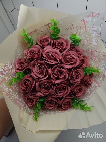 Букет цветов из мыла