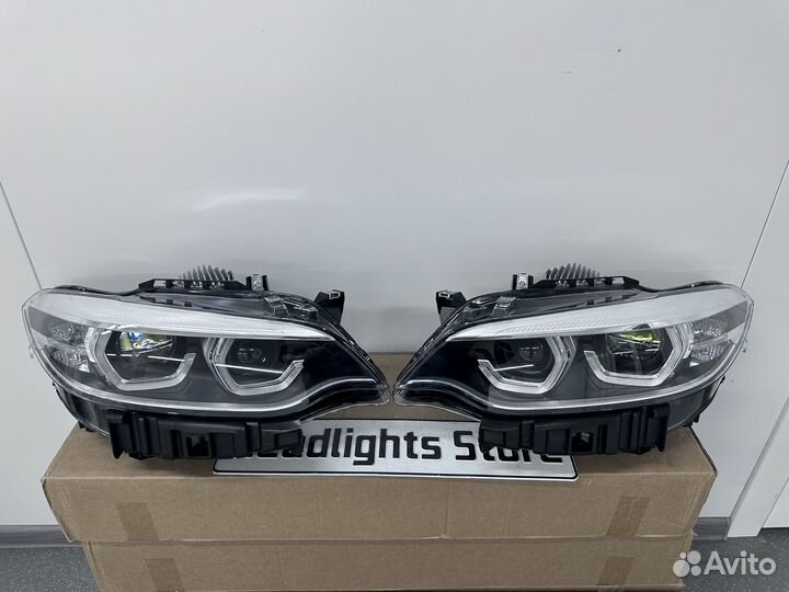 Фары с блоками BMW 2 f22 LED рестайлинг