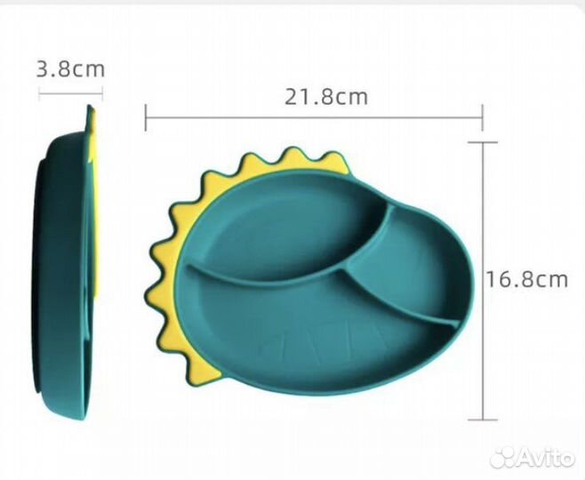 Детская посуда для кормления, секционная тарелка